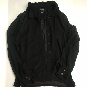 Forever 21 sheer button down shirt